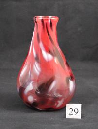 Vase #29 - Red, Black & White 202//266
